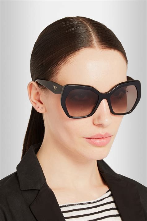 prada women's metal & acetate sunglasses|Women's Bags .